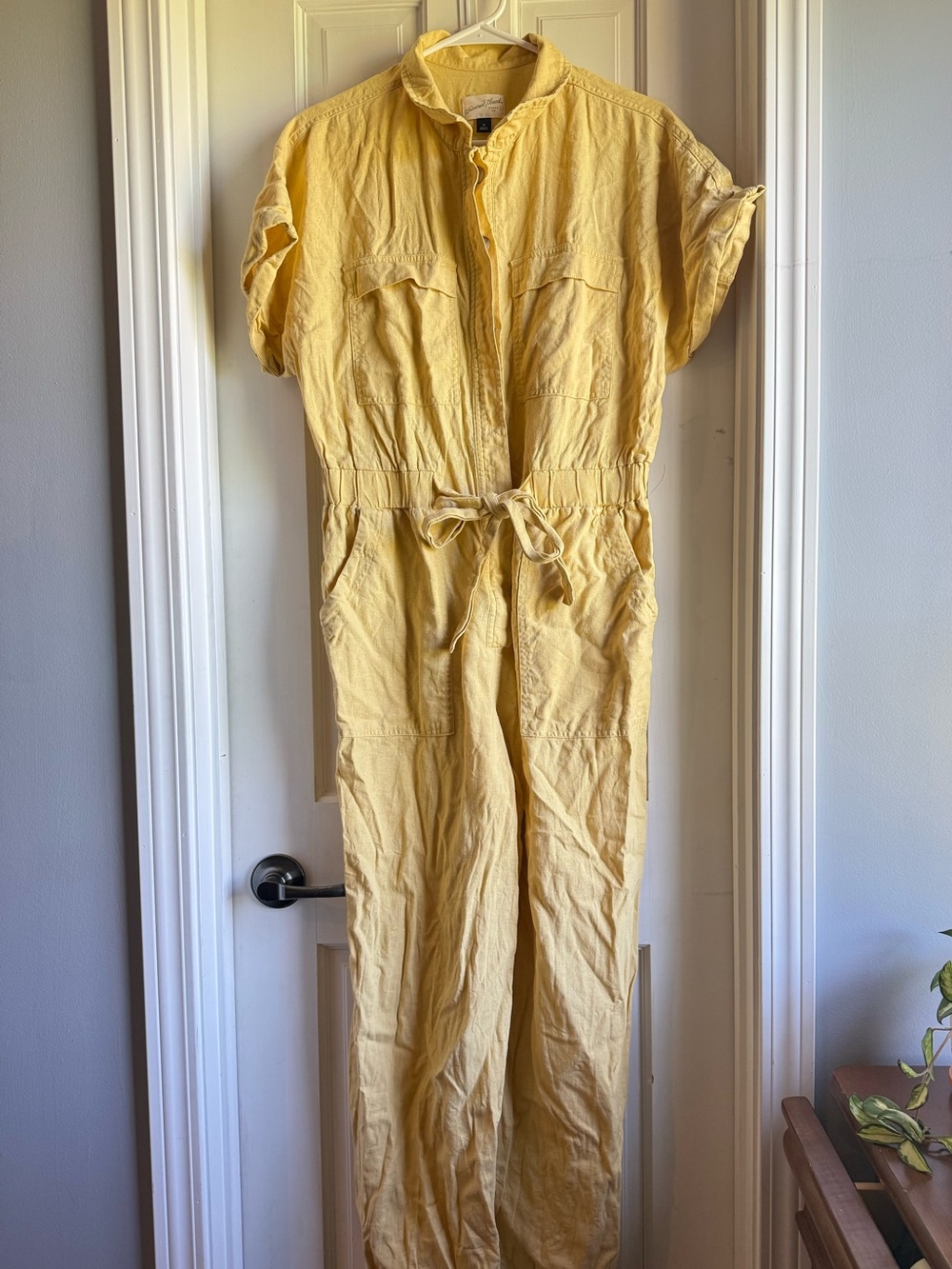 Universal Thread Yellow Jumpsuit - Picture 2 of 7